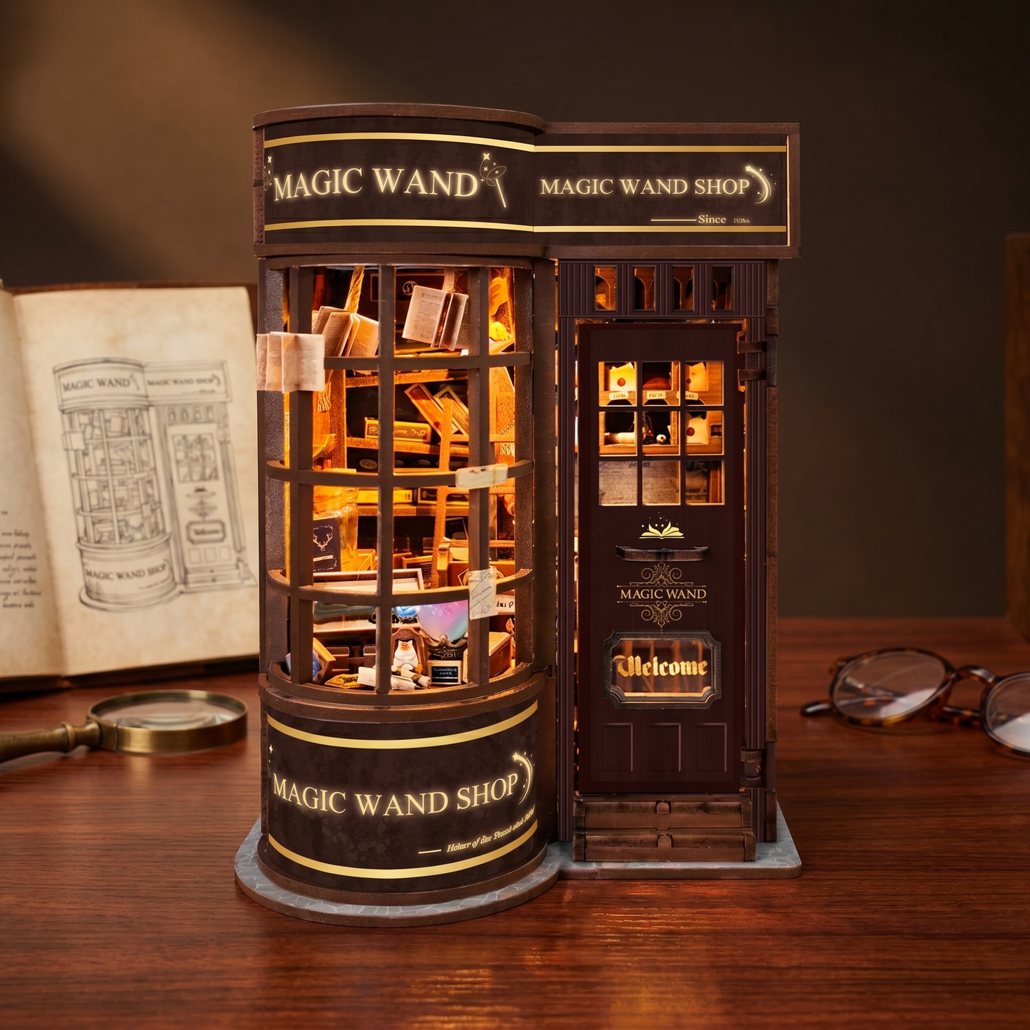 Magic Wand Shop Book Nook - Nookables