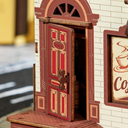 HiNooki Coffee Factory DIY Book Nook Kit