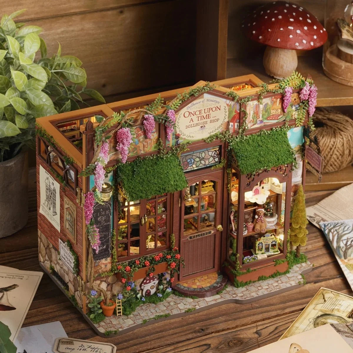 Fairy-Tale Wonderhouse DIY Book Nook Kit