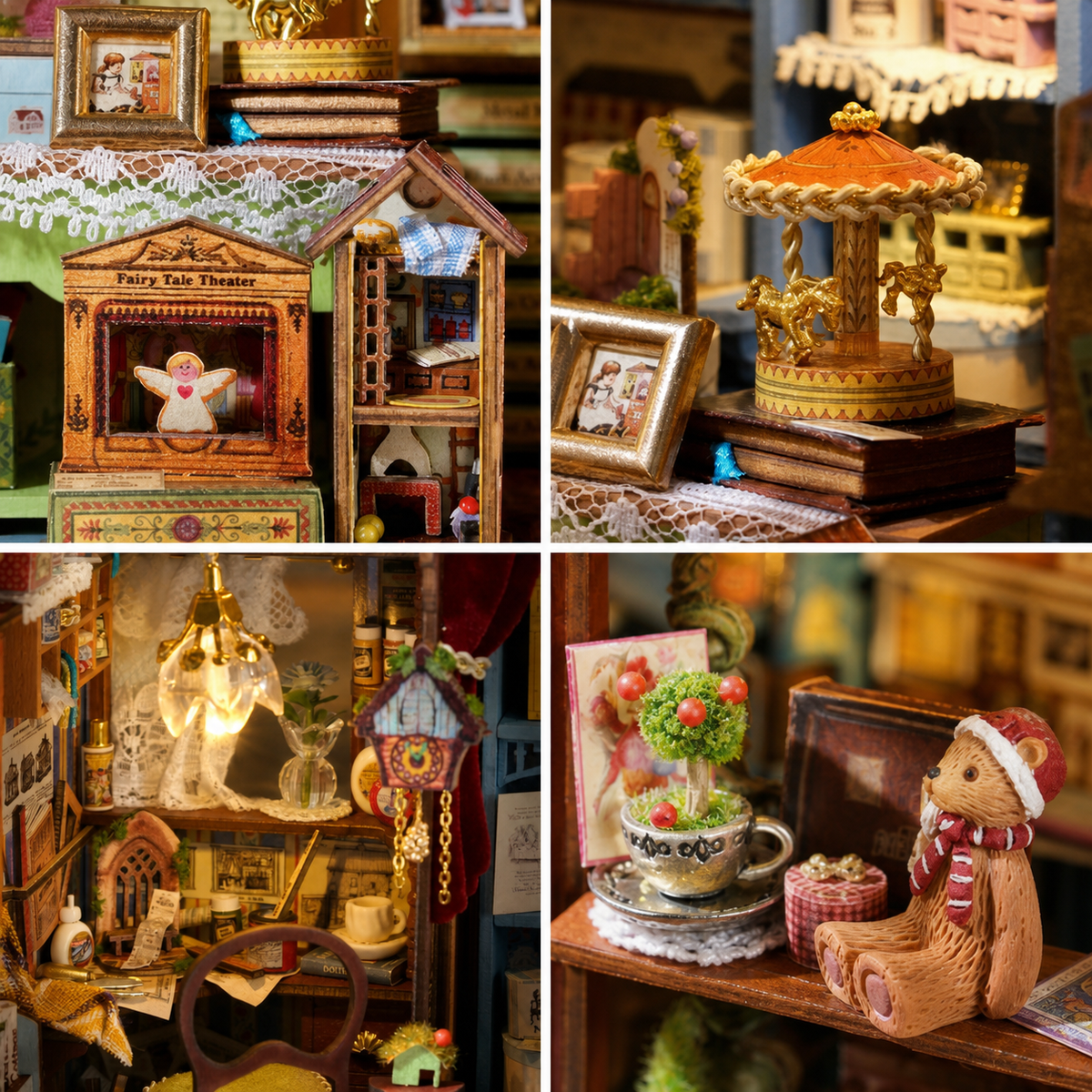 Fairy-Tale Wonderhouse DIY Book Nook Kit