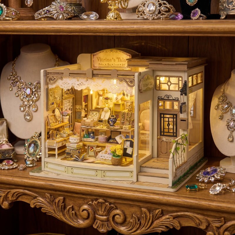 HiNooki Vitrine's Tale DIY Book Nook Kit